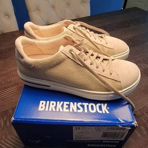 Birkenstock Bend Low Canvas/Suede Shoes, Sandcastle color, size 39 DE / 8 US